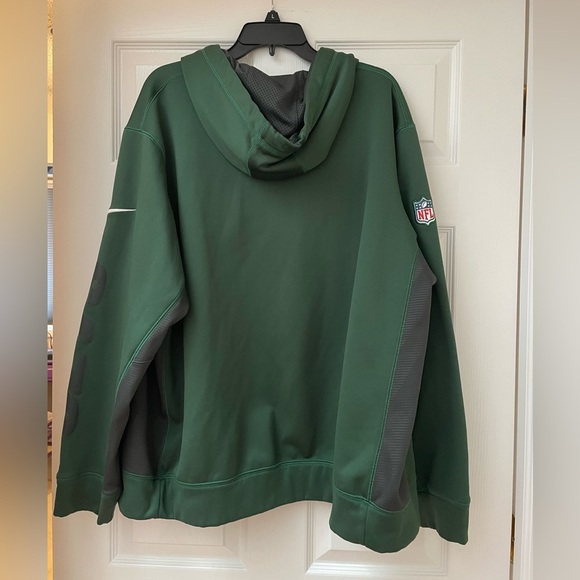 New York Jets NFL Nike zip up hooded sweatshirt size Men’s XL - Picture 5 of 5